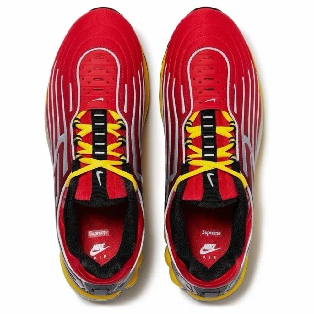 Supreme × Nike Air Max 2001 Air Ecstasy University Red IM7412-600 Men's Size 9